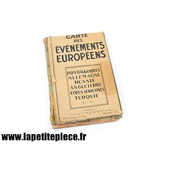 Carte des événements européens début 1944