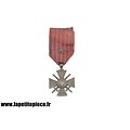Croix de Guerre 1914 - 1918 avec citation, ruban décoloré