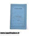 Carnet du cantinier du 39e de ligne à l'arsenal 1898
