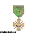 Croix de Guerre 1914-1917 avec citation / palme