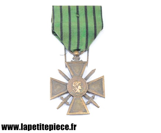 Croix de Guerre Française 1939-1940, régime de Vichy