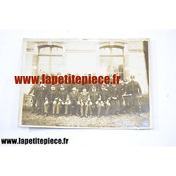Photo de groupe Armée Belge époque Première Guerre Mondiale