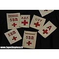 Repro patch brodé Croix Rouge SBM ADF UFF Infirmière Administrative. Cape et pèlerine