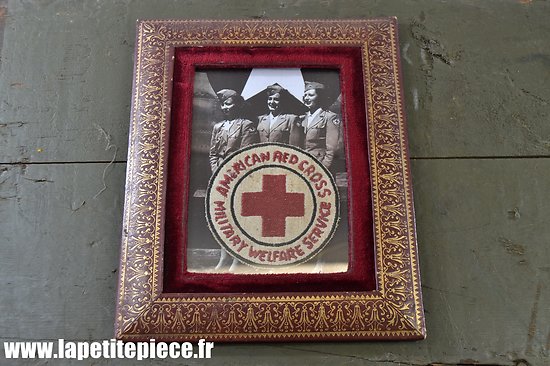 Repro cadre souvenir American Red Cross Military Welfare Service