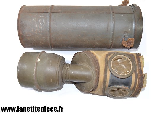 Masque à gaz Défense Passive Française WW2