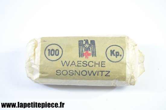 Pansement D.R.K. fabriqué à Sosnowitz (Pologne occupée)