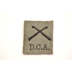 Repro insigne tissu D.C.A. DCA Défense contre avion attribut de manche Français Première Guerre Mondiale. France WW1