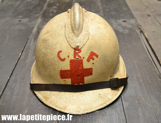 Casque Français modèle 1926 reconditionné Croix de Rouge CRF taille D