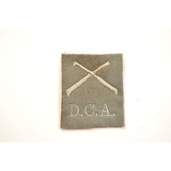 Repro insigne tissu D.C.A. DCA Défense contre avion attribut de manche Français Première Guerre Mondiale. France WW1