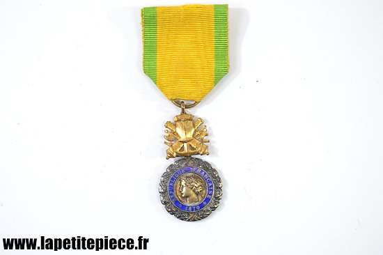 Médaille Valeur et discipline 1870. IIIe république