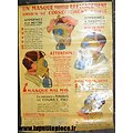 Affiche défense passive 1939 - Un masque protège efficacement lorsqu'il est correctement ajusté. Masque à gaz