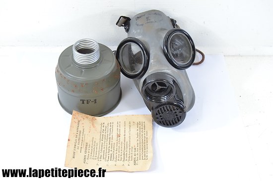 Masque à gaz Défense Passive FATRA 1939. Sans boite.