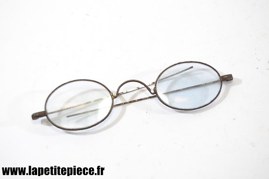 Paire de lunettes de vue époque Première Guerre Mondiale