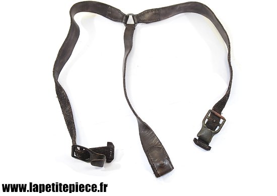 Repro brelage Allemand Première Guerre Mondiale. Bretelles de suspension cuir. Reconstitution
