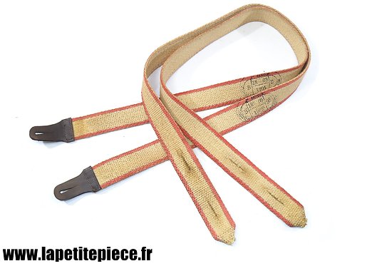 Repro paire de bretelles Françaises pour tenue pioupiou début de Guerre