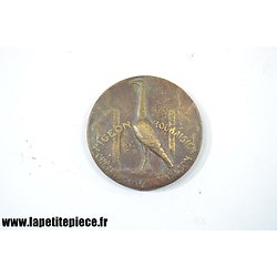 Médaille Pigeon Roubaisien - époque Première Guerre Mondiale