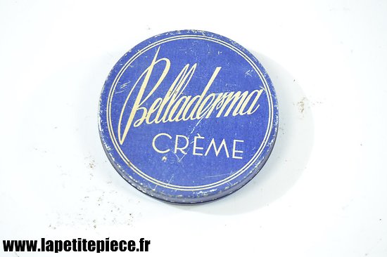 Boite de crème Belladerma années 1930