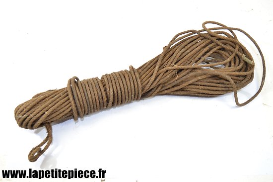 Corde réglementaire de campement France WW1 / WW2