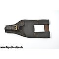 Repro gousset porte épée-baionnette 1888 cuir noir. France WW1 début de Guerre