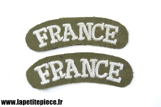 Repro lot x 2 - Patch FRANCE - commando Kieffer