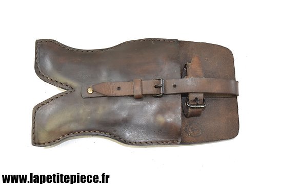 Repro étui cuir pour cisaille portative Peugeot 45cm. France WW1 / WW2
