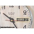 Horloge en Formica KIPLE Quartz - années 1960 - 1970