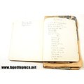 Recueil de chants manuscrit 1943