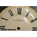 Cadran d'horloge L. PONSIN à Buzancy (Ardennes)