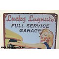 Repro plaque Lucky Lugnuts Full Service Garage