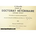 Livre - Thèse de doctorat vétérinaire - L'enzootie rabique française à l'ouest de la Moselle en 1969