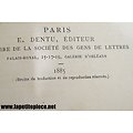 1885 De Sadowa à Sedan Mémoires d'un Ambassadeur secret aux Tuileries, par Oscar Meding