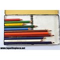 Boite de crayons à dessin Belge Patria par Gilbert Hastière