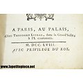 Livre 1758 Pratique de Ferriere, nouvelle introduction a la pratique. Tome I et II