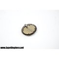 Broche forme ovale "Souvenir de Lourdes" - Bernadette Soubirous