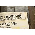 Lot x 2 affiche 10e (1997) et 19e (2006) Salon champenois du véhicule de collection - Les belles champenoises d'époque