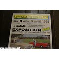 Affiche 1995 - exposition rassemblement international des peugeot 403 ( 40 ans) Lomme Nord
