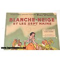 Blanche-neige et les sept nains, partition piano de luxe années 1940'