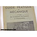 Guide pratique de mécanique 1946 et Manuel Moteurs JAPY type T110 1952
