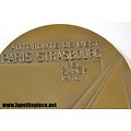 Médaille de table Autoroute de l'Est PARIS STRASBOURG SANEF 1976