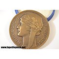 Médaille de table en bronze Sports et Loisirs, Morlon République Française