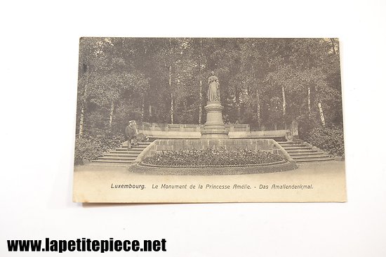 Luxembourg - Le monument de la Princesse Amélie - Das Amaliendenkmal 1909