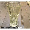 Vase en cristal / verre fumé 25cm