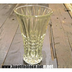 Vase en cristal / verre fumé 25cm