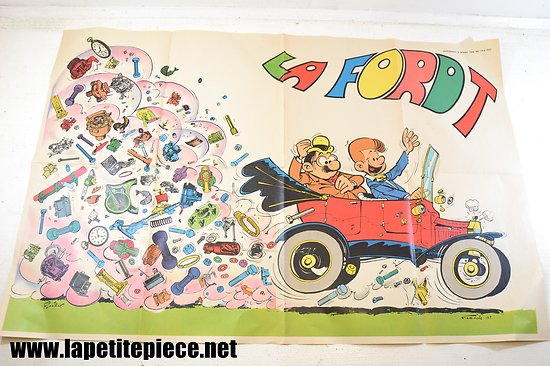Poster Spirou FORD T - 1970