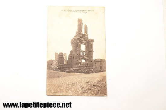 Armentières - ruines de l'Eglise St-Roch 