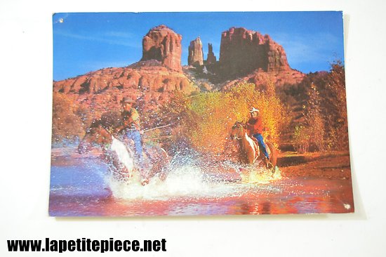 Clark's Ranch USA,  carte postale publicitaire Chewing-gum Clarck's