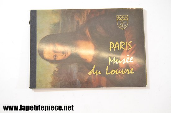 Paris - Musée du Louvre - carnet de cartes postales 