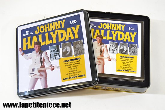 Johnny Hallyday - the essential 3cd coffret métal