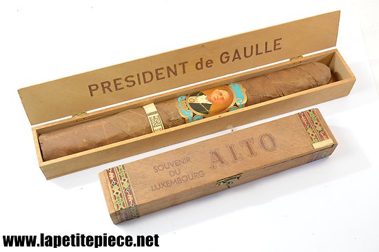 Cigares de collection - Président De Gaulle - Alto souvenir du Luxembourg
