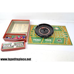 Jeu de roulette / casino années 1950 - 1960